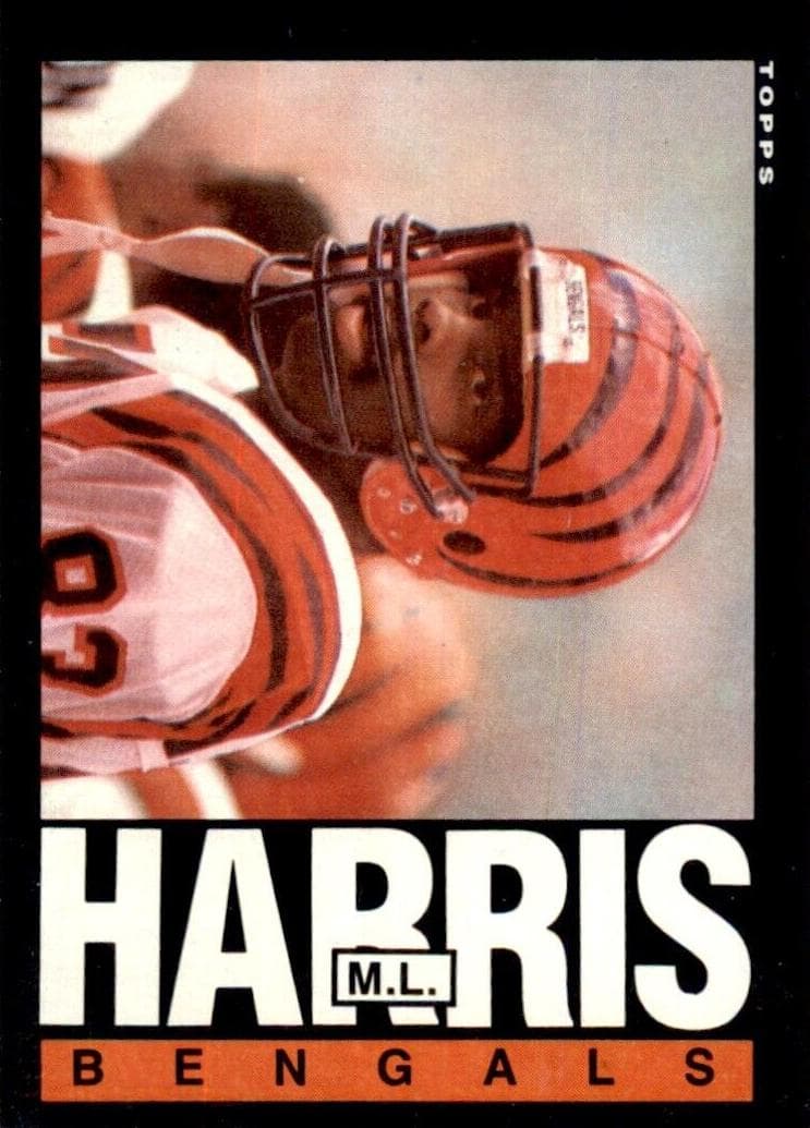 M.L. Harris trading card