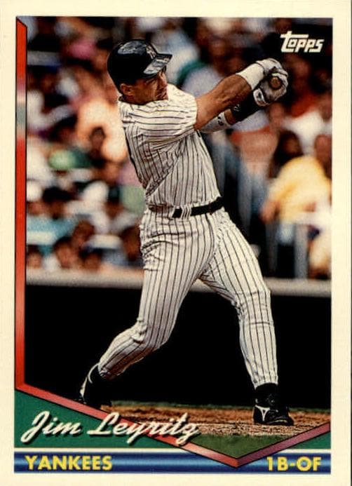 Jim Leyritz 1994 topps Topps