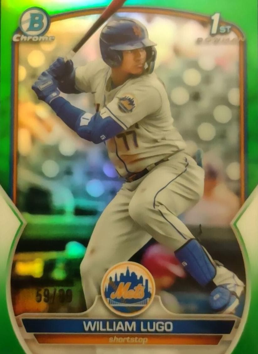 William Lugo trading card