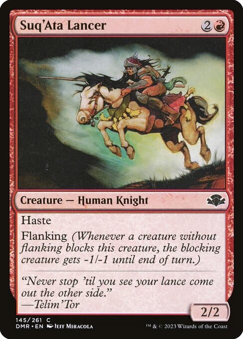 Suq'Ata Lancer 2023 Magic: The Gathering Dominaria Remastered