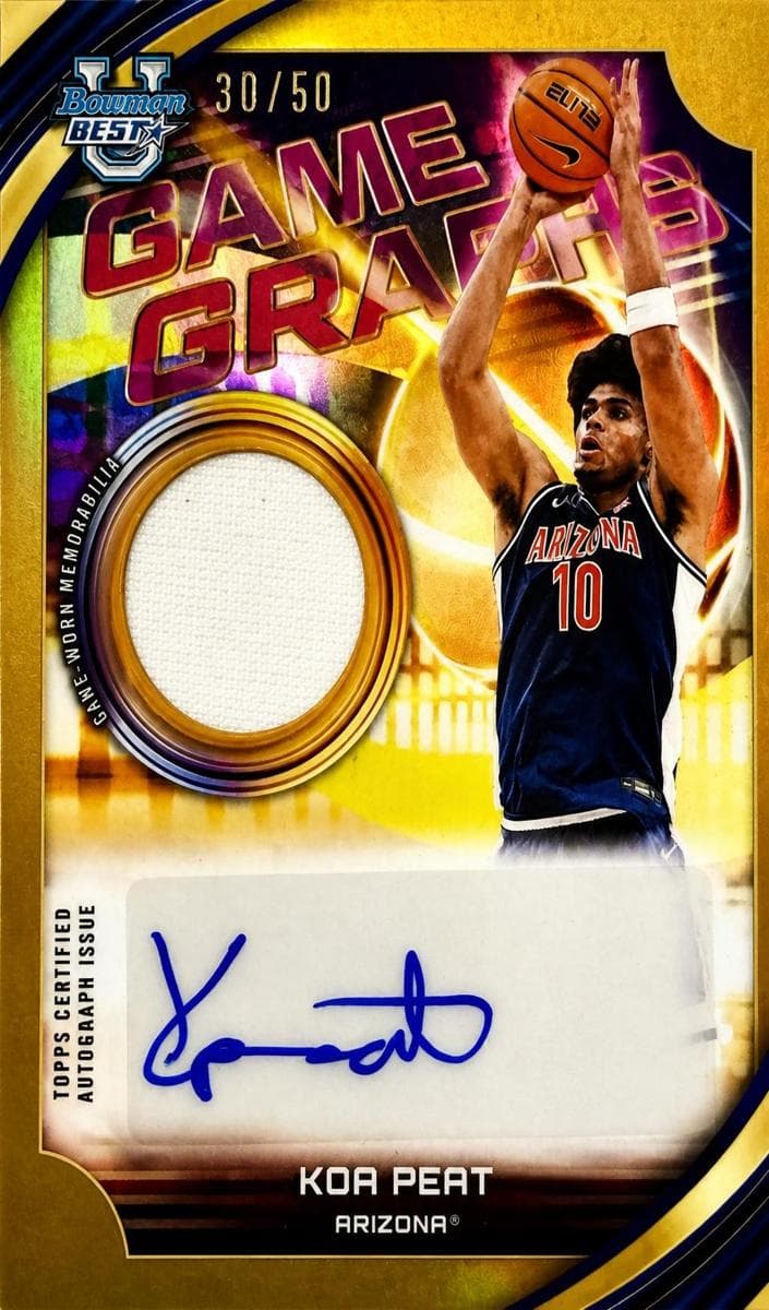 Koa Peat 2025 bowman Bowman University Best