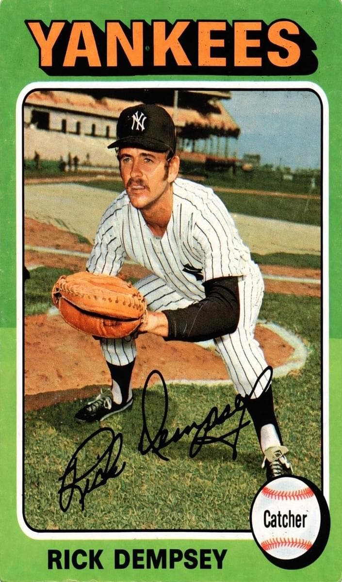 Rick Dempsey 1975 topps Topps