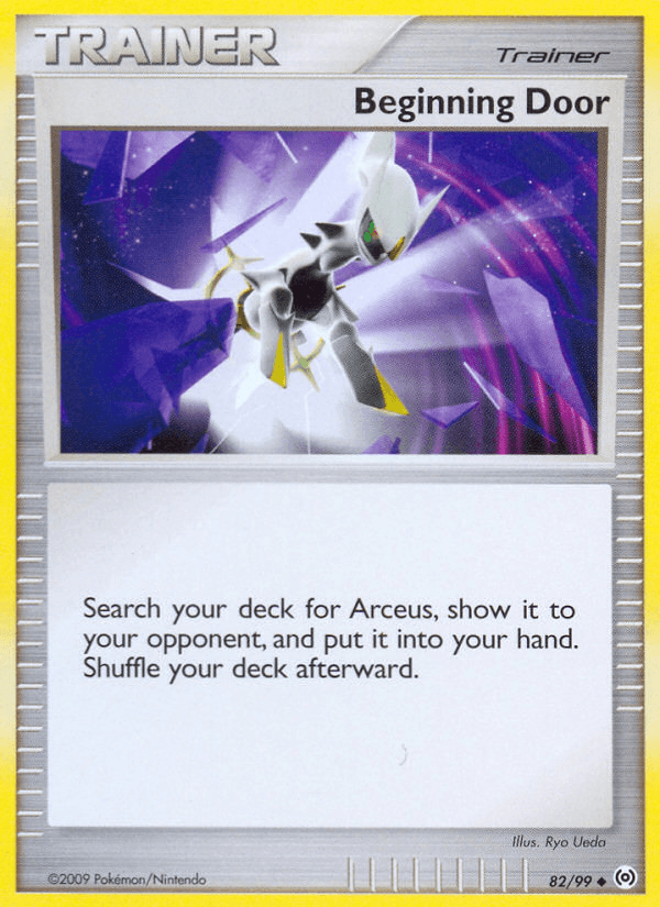 Beginning Door 2009 Pokemon Arceus Reverse Holo
