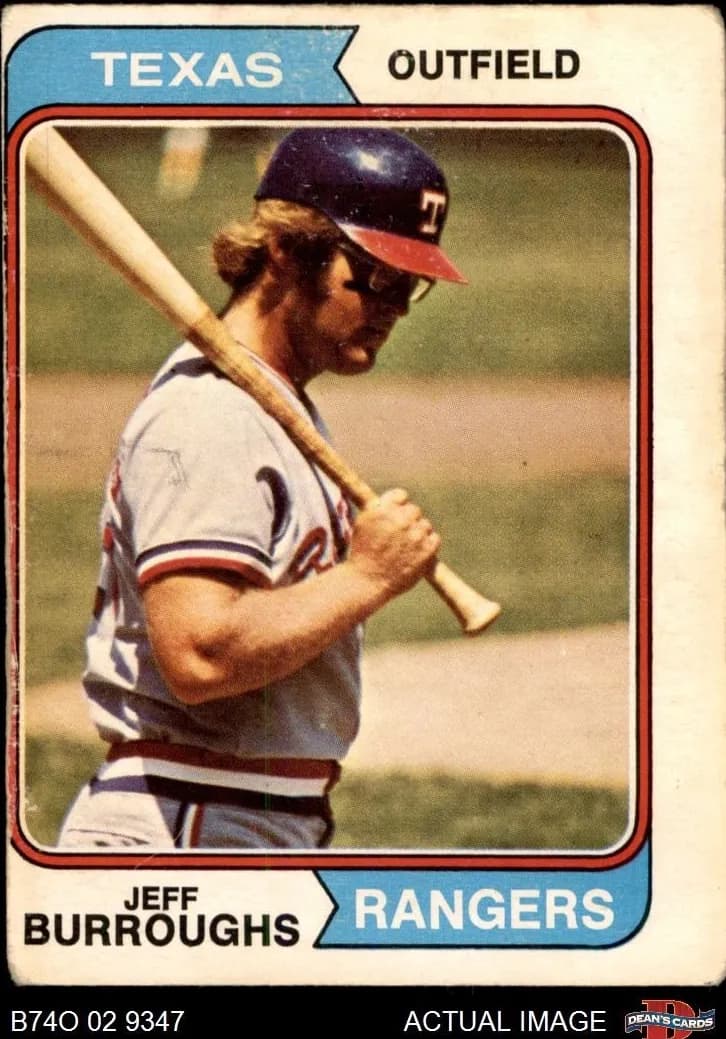 Jeff Burroughs 1974 topps O-Pee-Chee