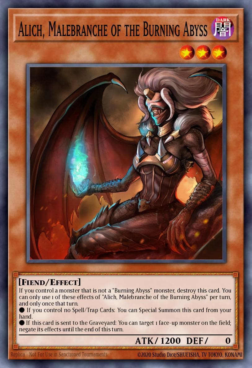 Alich, Malebranche of the Burning Abyss 2014 Yu-Gi-Oh!