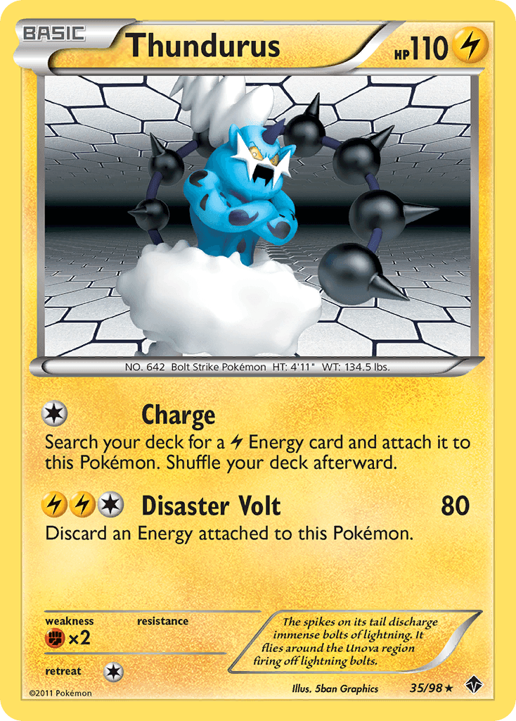 Thundurus 2011 Pokemon