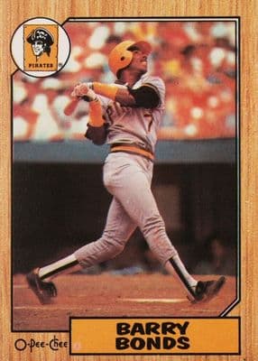 Barry Bonds 1987 upper_deck O-Pee-Chee