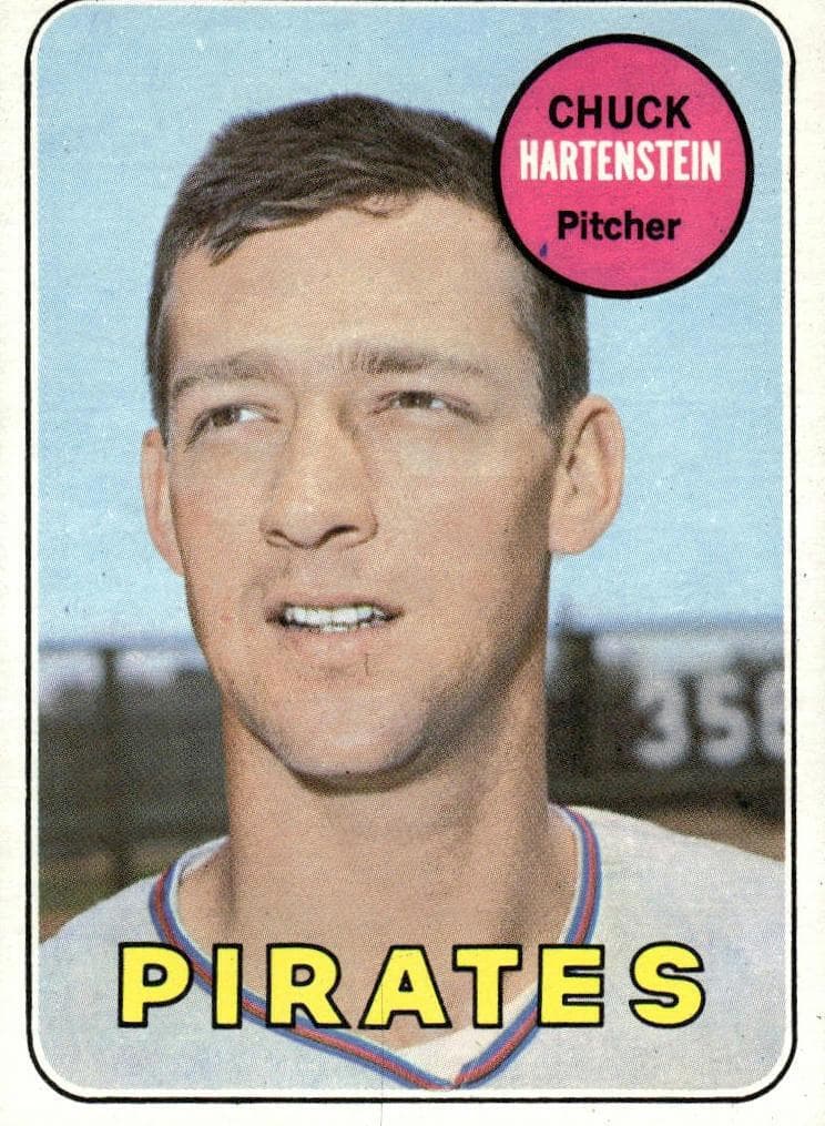 Chuck Hartenstein 1969 topps Topps