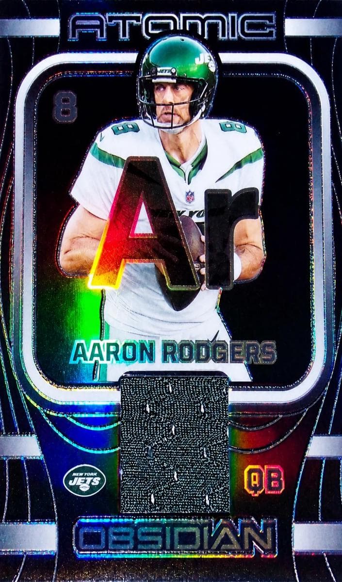 Aaron Rodgers 2023 panini Obsidian