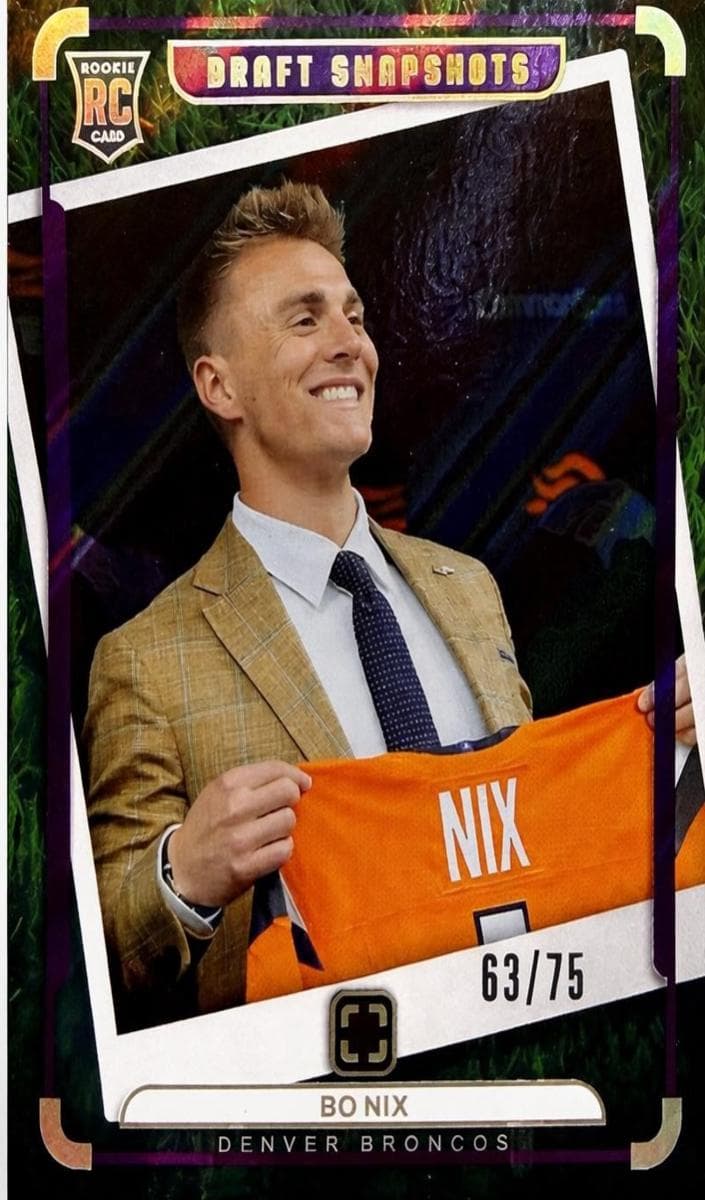 Bo Nix 2024 panini Panini Photogenic