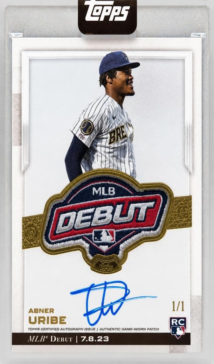 Abner Uribe 2024 topps Topps Chrome Update