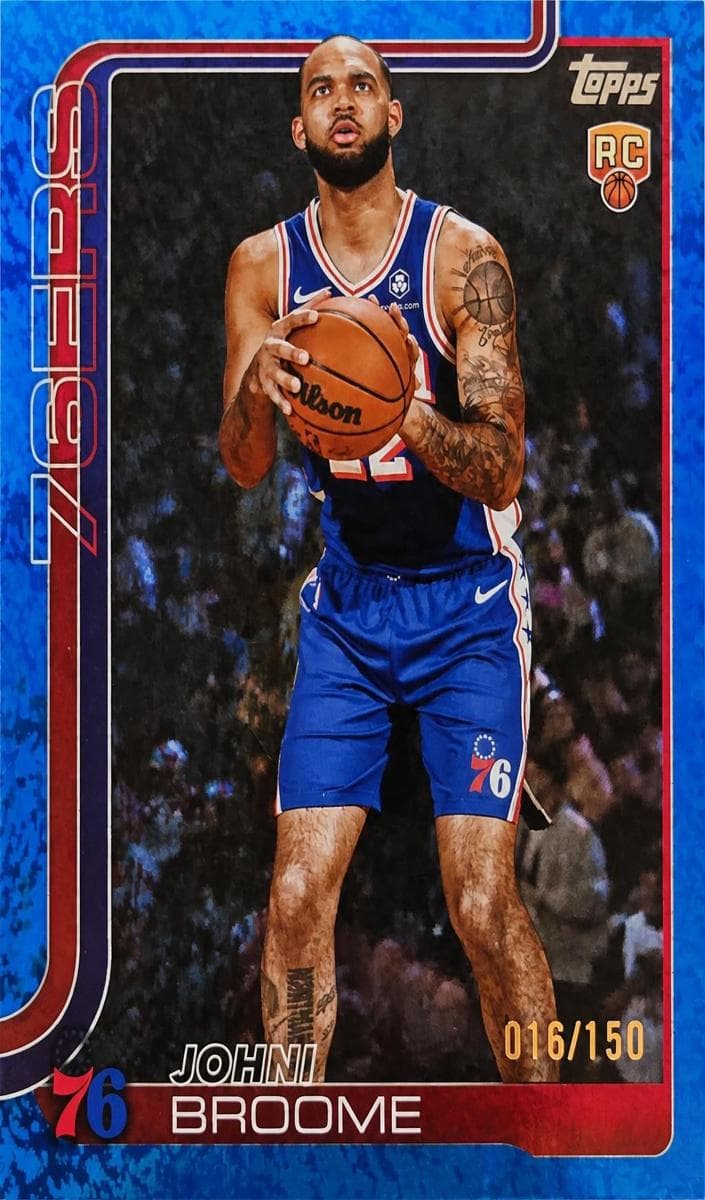 Johni Broome trading card