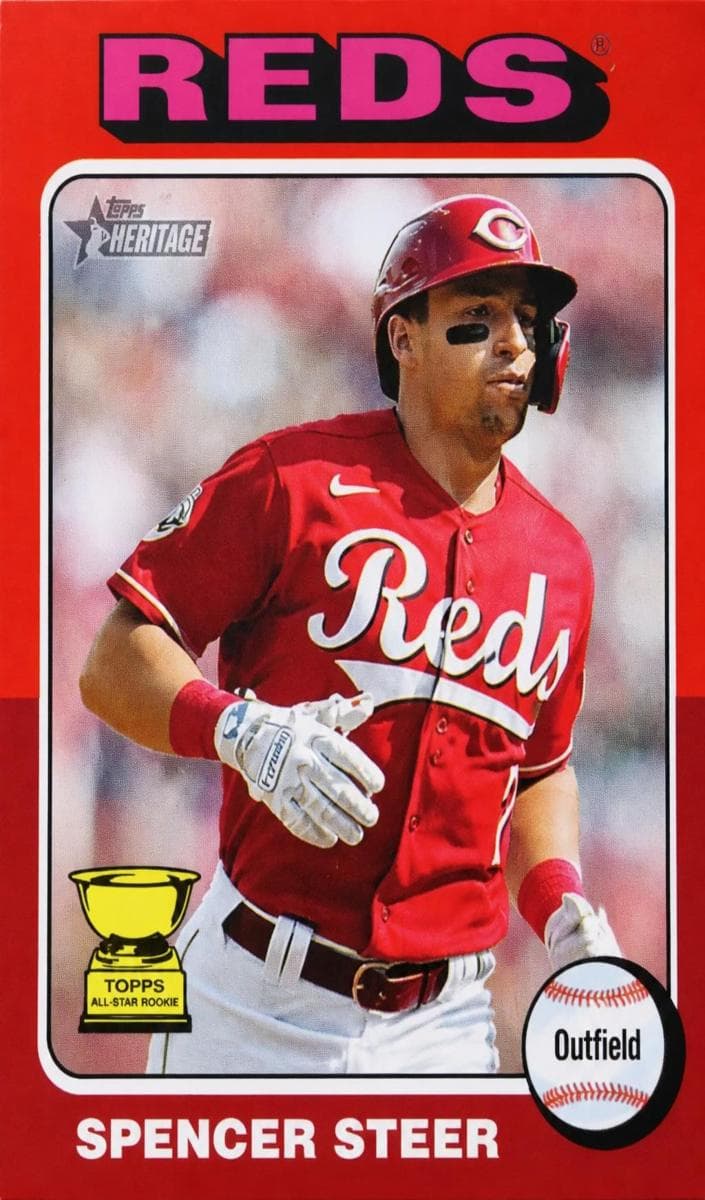 Spencer Steer 2024 topps Topps Heritage