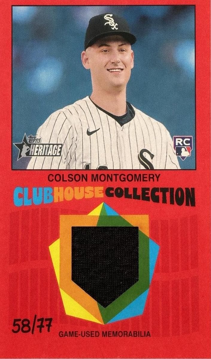 Colson Montgomery 2026 topps Topps Heritage