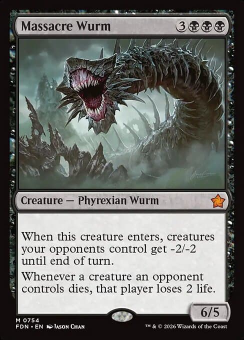 Massacre Wurm 2020 Magic: The Gathering
