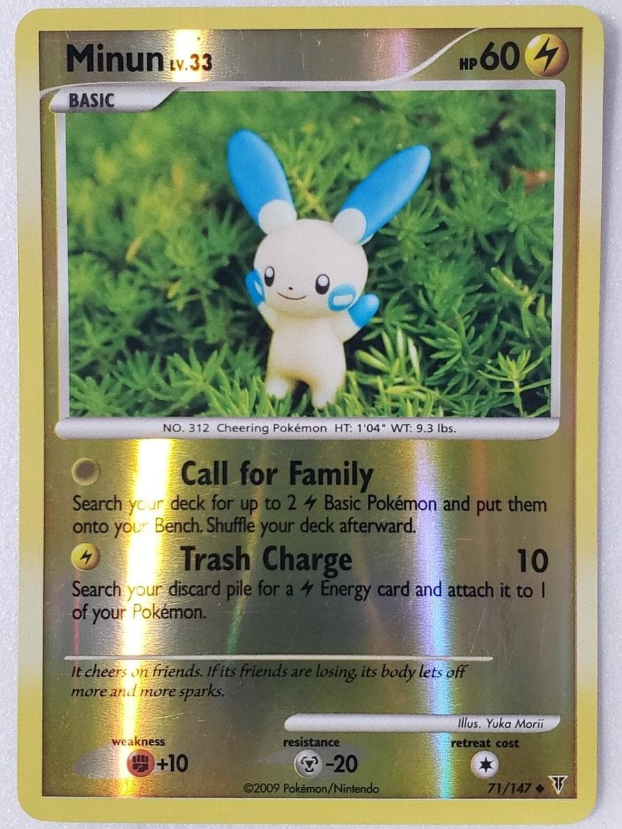 Minun trading card