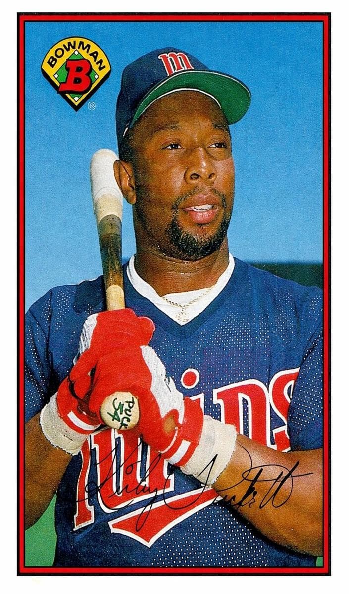 Kirby Puckett 1989 bowman Bowman