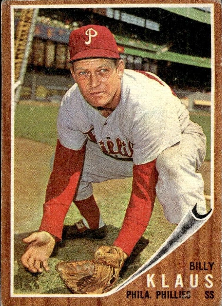Billy Klaus 1962 topps Topps