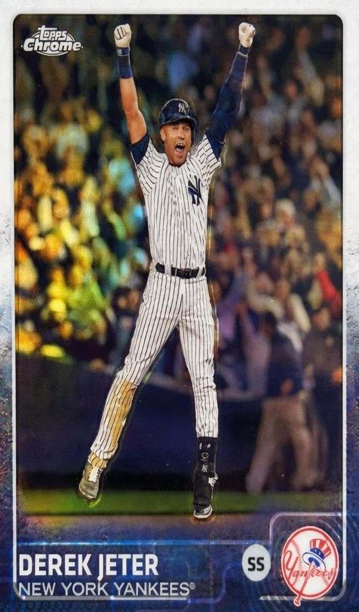 Derek Jeter 2015 topps Topps Chrome