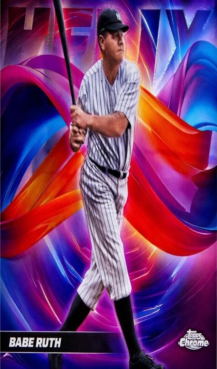 Babe Ruth 2025 bowman Chrome