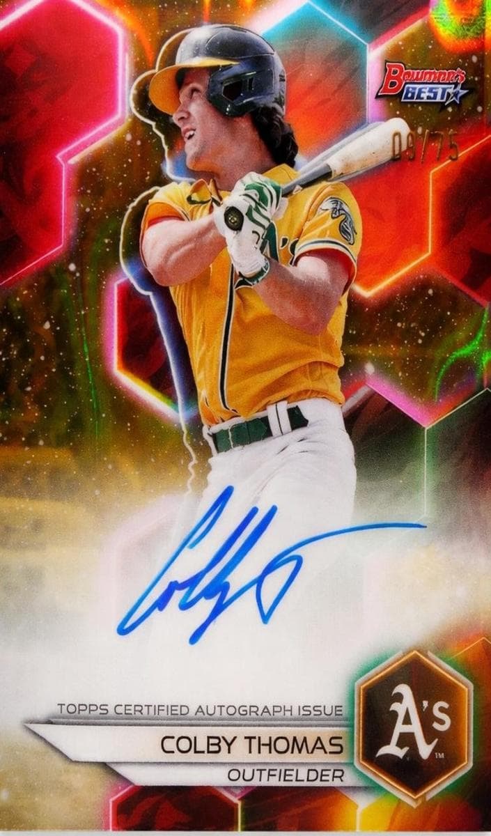 Colby Thomas 2023 bowman Bowman's Best