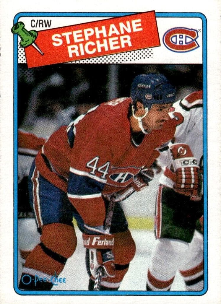 Stephane Richer 1988 topps Topps