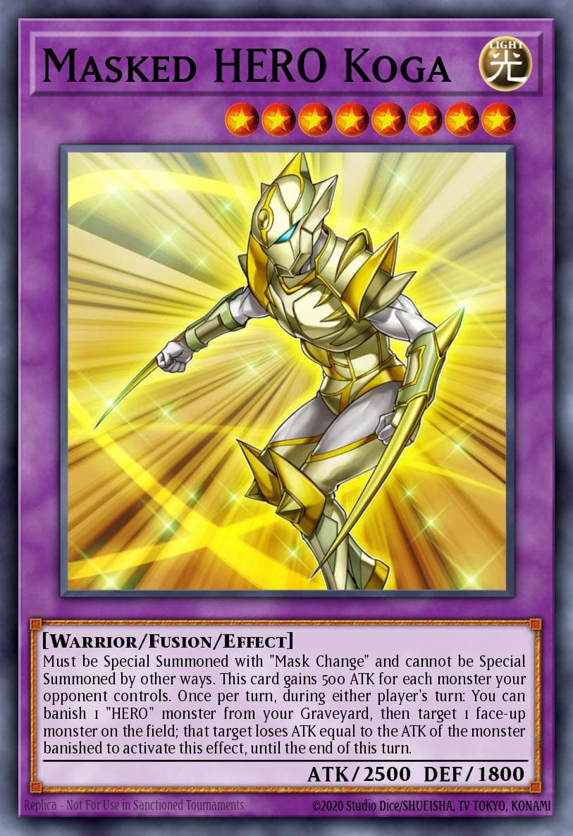 Masked HERO Koga 2015 Yu-Gi-Oh! Structure Deck: HERO Strike