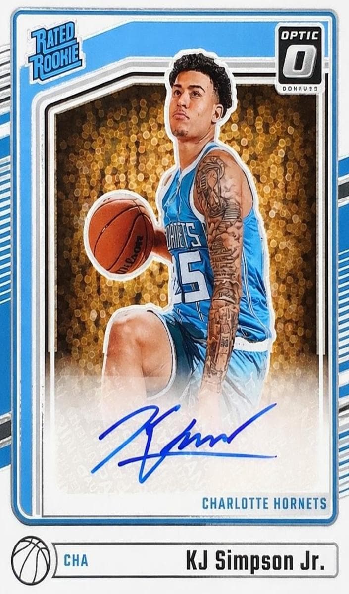 KJ Simpson Jr. 2024 panini Donruss Optic