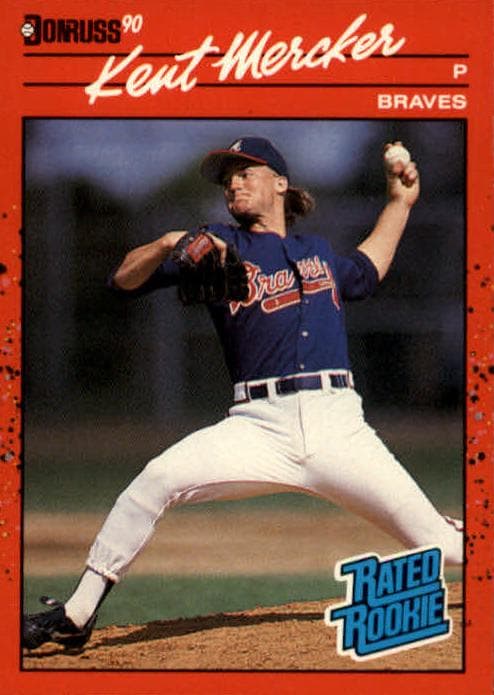 Kent Mercker 1990 panini Donruss