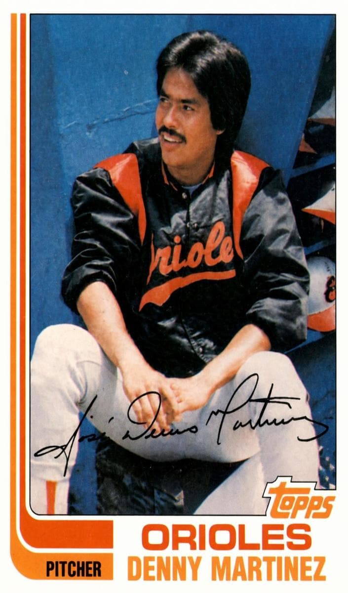 Denny Martinez 1982 topps Topps