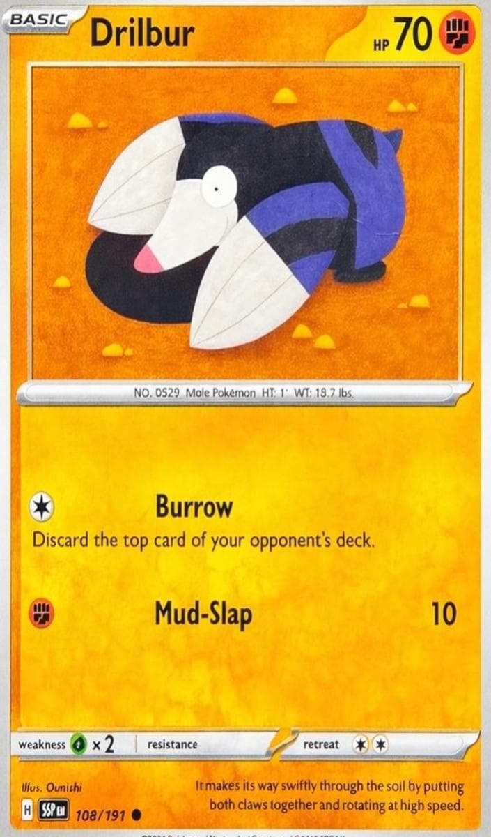 Drilbur 2024 Pokemon