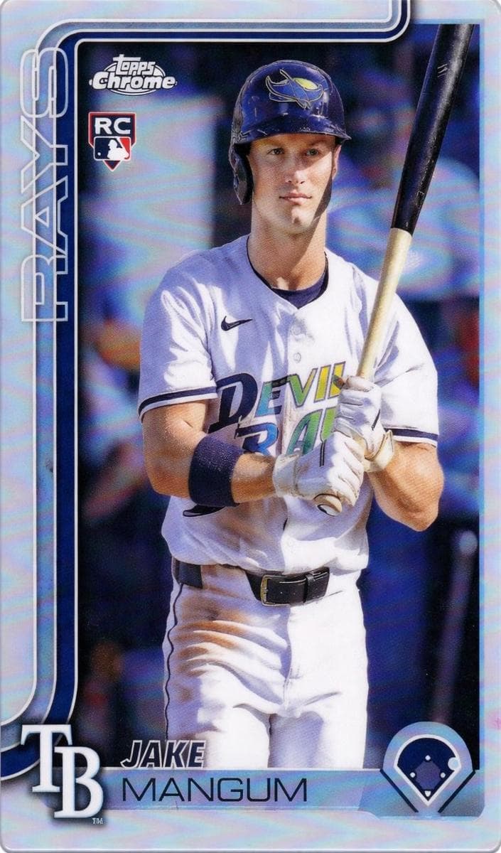 Jake Mangum 2025 topps Topps Chrome Update