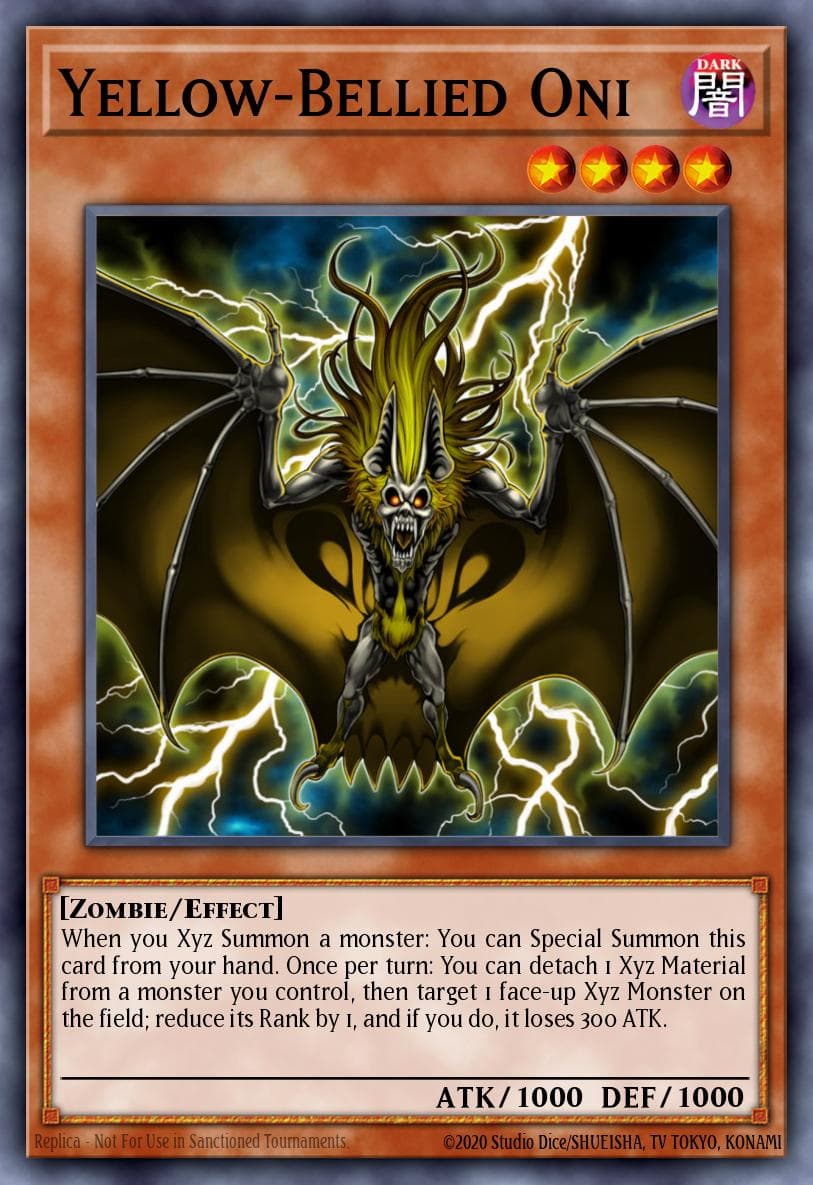 Yellow-Bellied Oni 2013 Yu-Gi-Oh! Shadow Specters