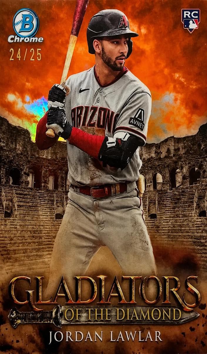 Jordan Lawlar 2024 bowman Bowman Chrome