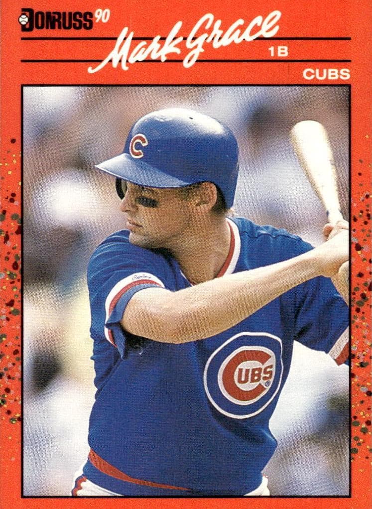 Mark Grace 1990 panini Donruss