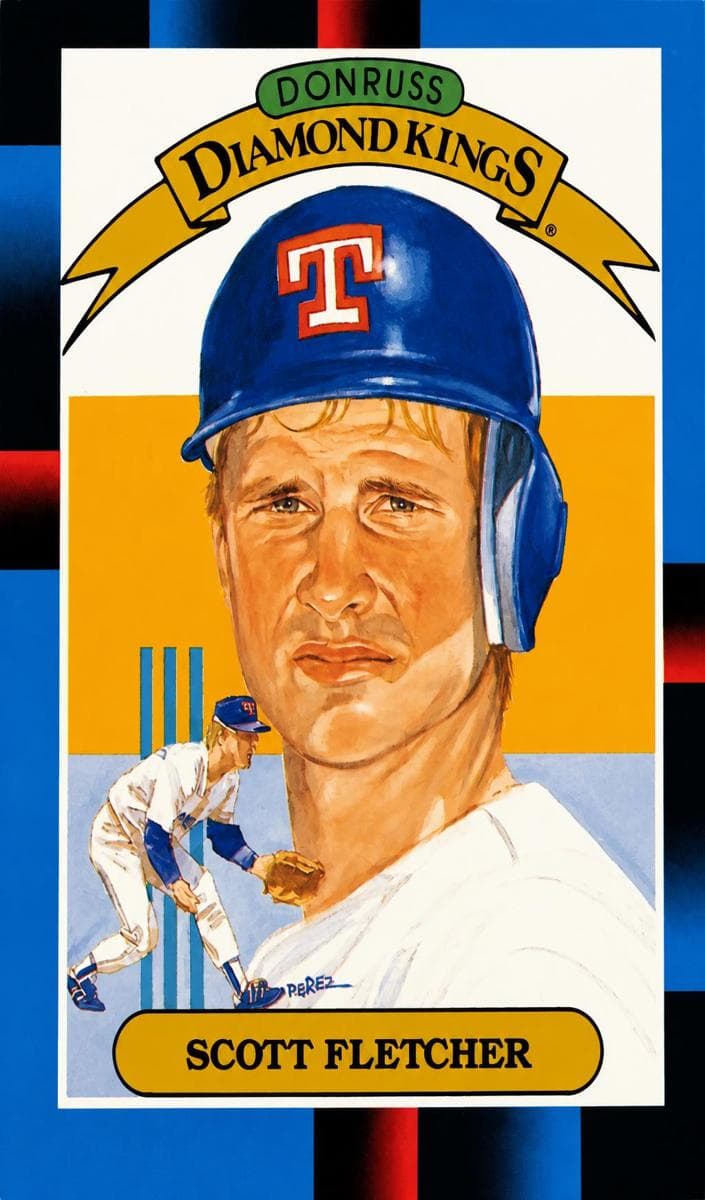 Scott Fletcher trading card