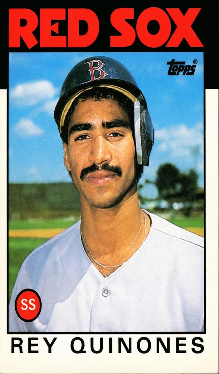 Rey Quinones 1986 topps Topps Traded