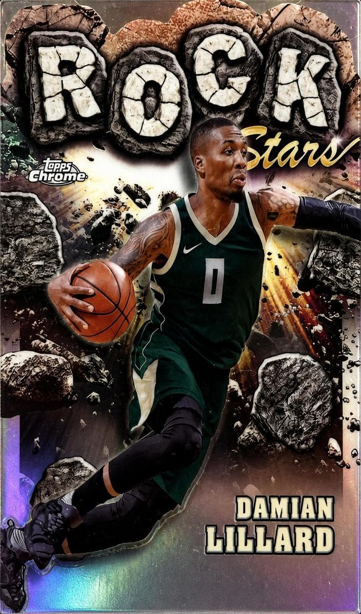 Damian Lillard 2023 topps Topps Chrome