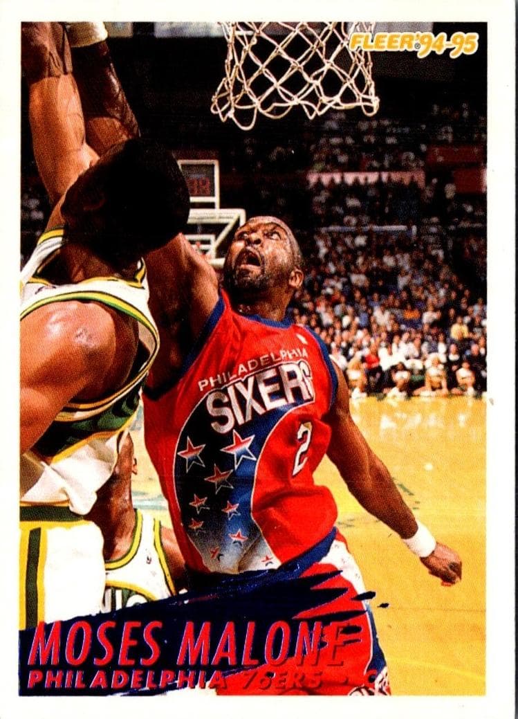 Moses Malone 1994 fleer Fleer