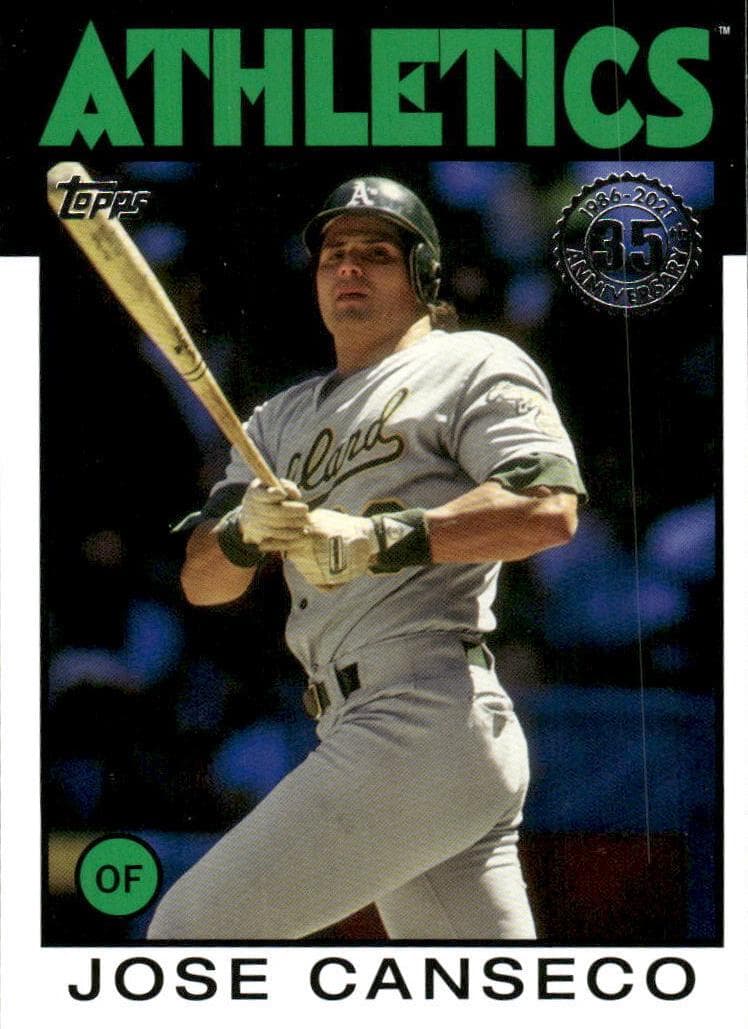 Jose Canseco 2021 topps Topps