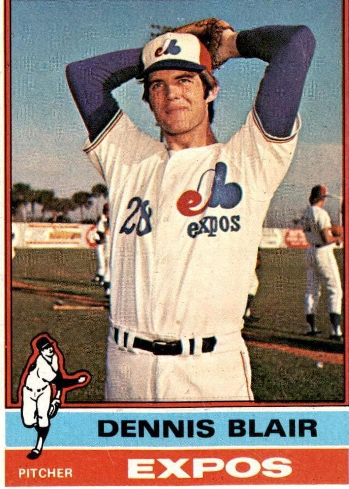Dennis Blair 1976 topps Topps