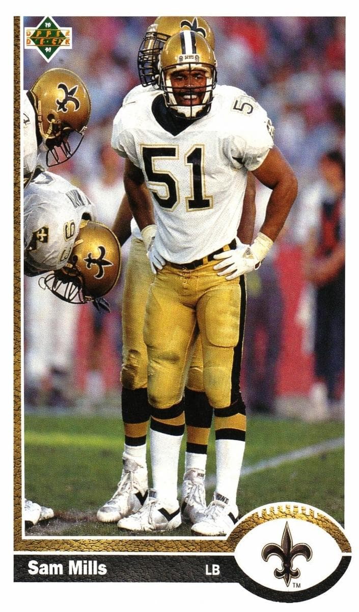 Sam Mills 1991 upper-deck