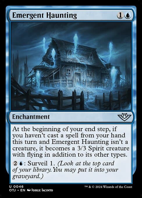Emergent Haunting 2024 Magic: The Gathering Outlaws of Thunder Junction