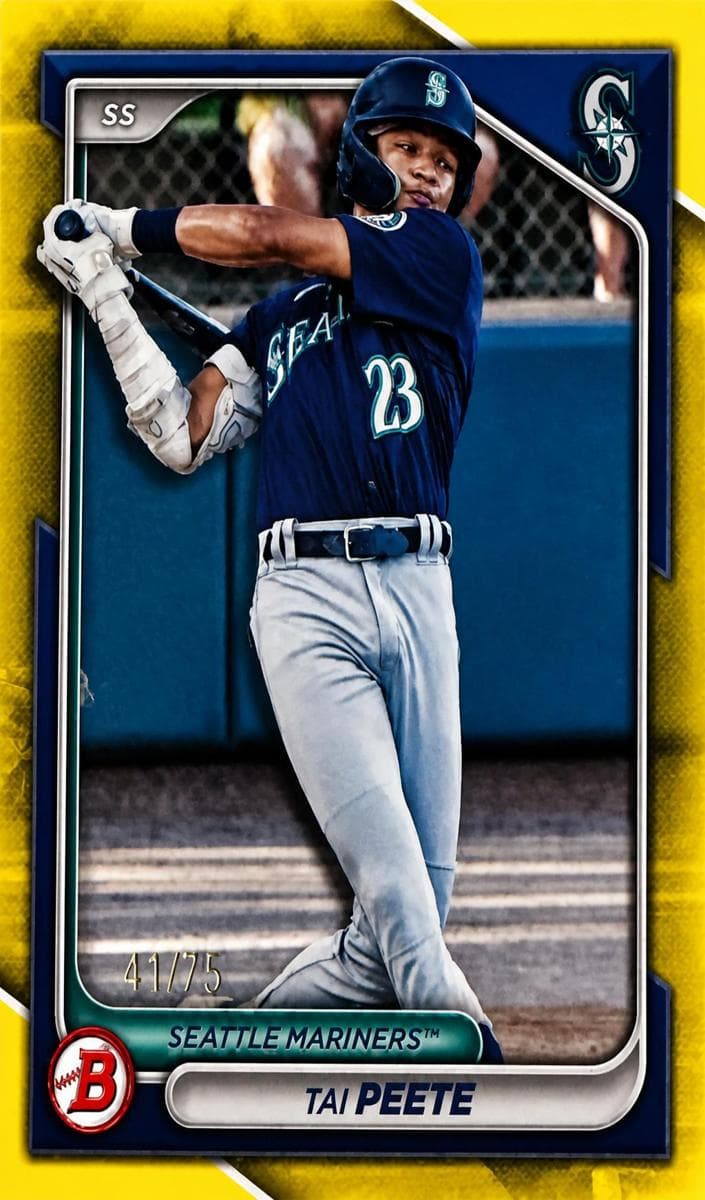 Tai Peete 2024 bowman Prospects