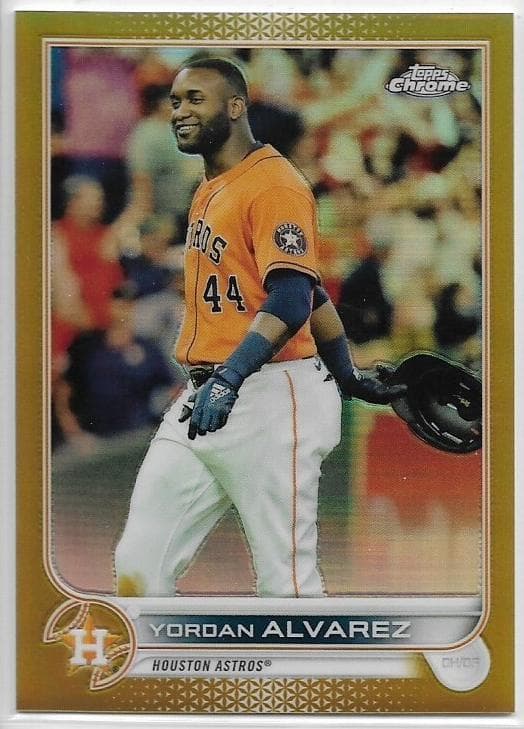 Yordan Alvarez 2022 topps Topps Chrome