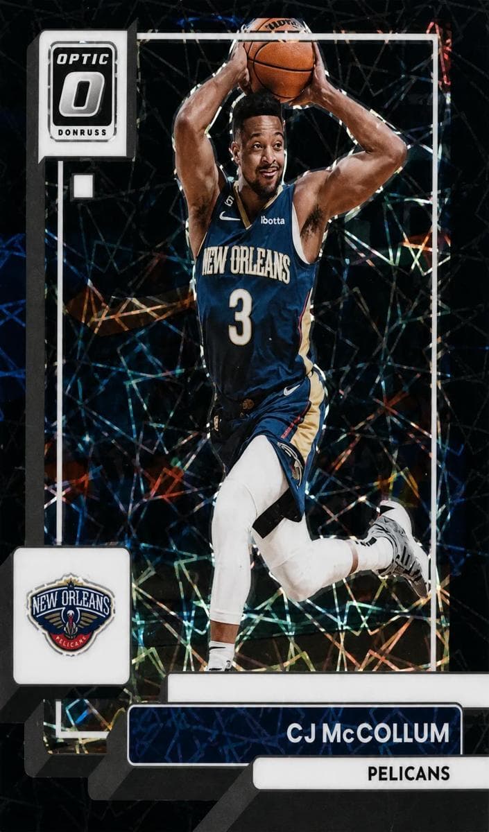 CJ McCollum 2022 panini Donruss Optic