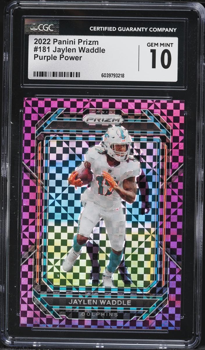 Jaylen Waddle 2022 panini Panini Prizm