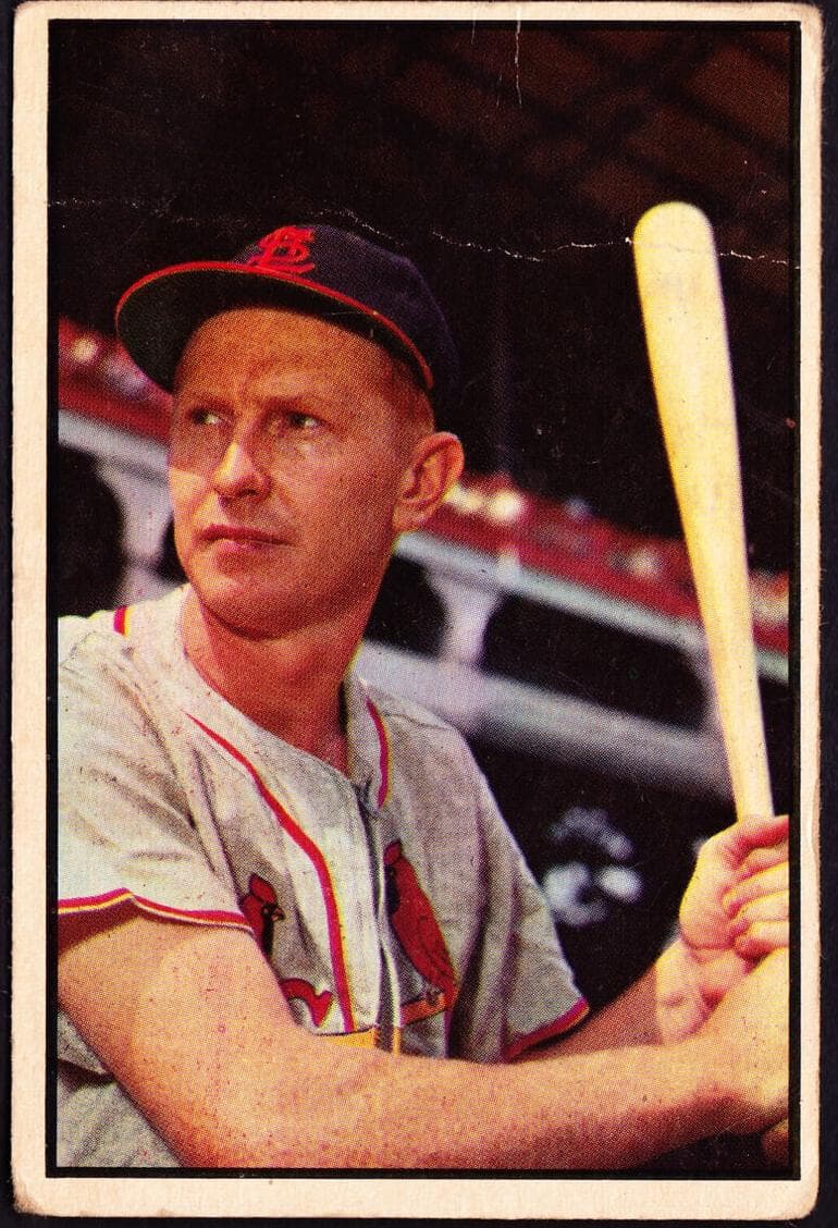 Al "Red" Schoendienst 1953 bowman Bowman Color