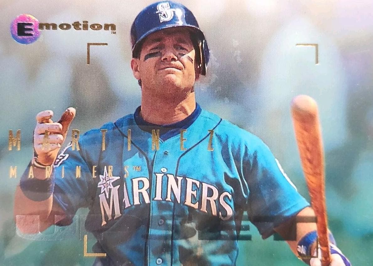 Edgar Martinez 1995 skybox Emotion