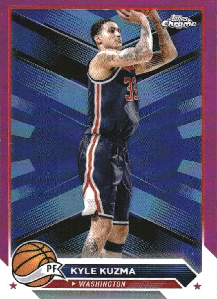 Kyle Kuzma 2023 topps Topps Chrome